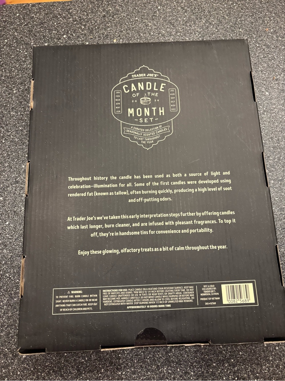 Trader Joe's Candle of the Month Set - Multi Color - Picture 2 of 3